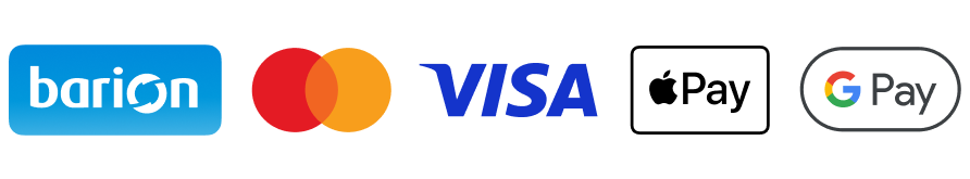 Barion, Mastercard, Visa, Apple Pay, Google Pay